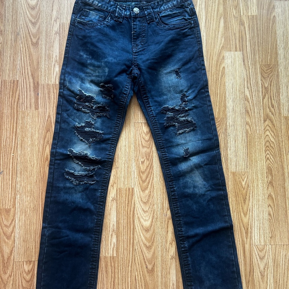 Distressed Black wash  Jeans for Men